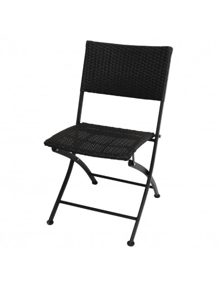 Bolero PE Wicker Folding Chairs (Pack of 2)