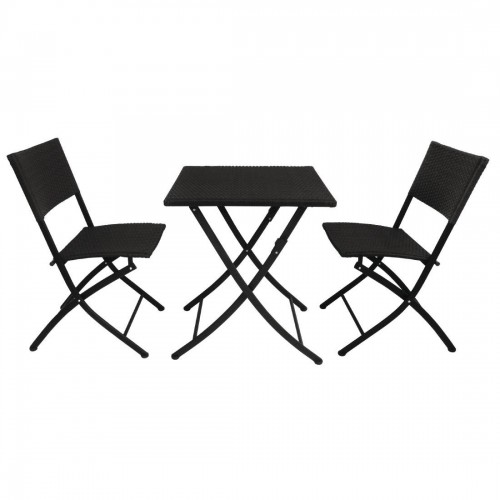 Bolero PE Wicker Folding Chairs (Pack of 2)