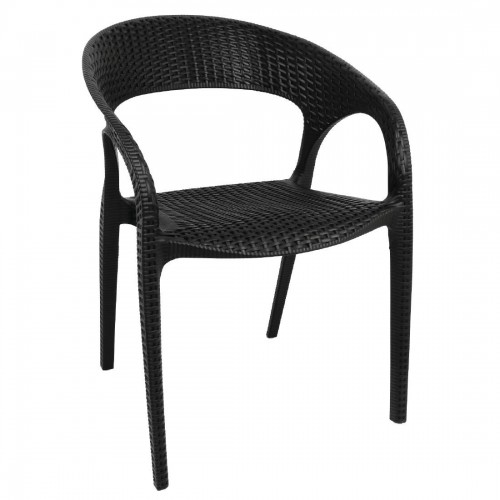 Bolero PP Rattan Wraparound Armchair Pack of 4