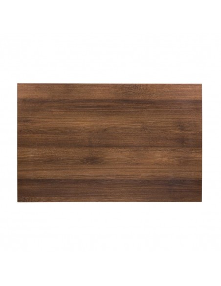 Bolero Pre-drilled Rectangular Table Top Rustic Oak