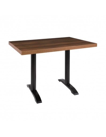 Bolero Pre-drilled Rectangular Table Top Rustic Oak