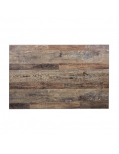 Bolero Pre-drilled Rectangular Table Top Urban Dark 2