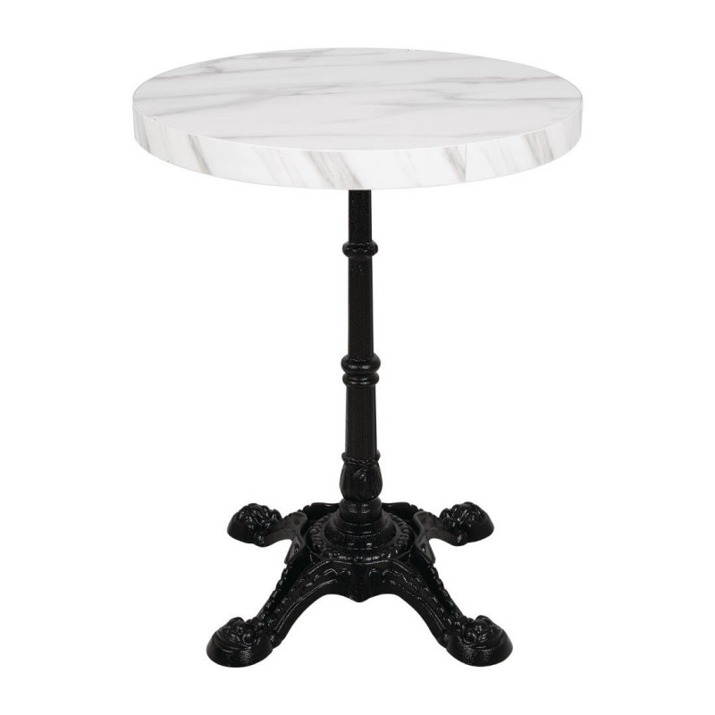 Bolero Pre Drilled Round Table Top, Marble Circular Table Top