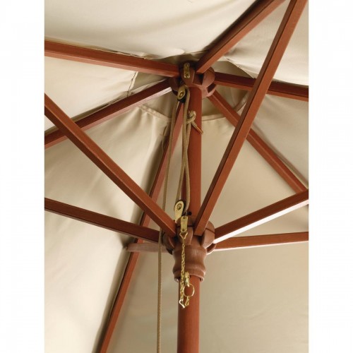 Bolero Round Parasol 2.5m Diameter Cream