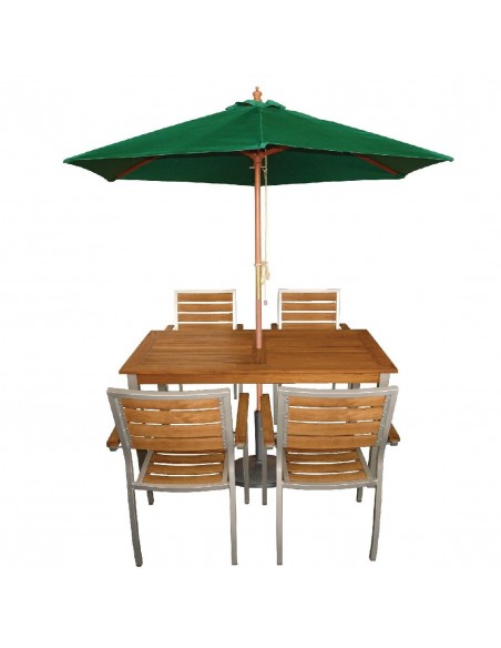 Bolero Round Parasol 2.5m Diameter Green