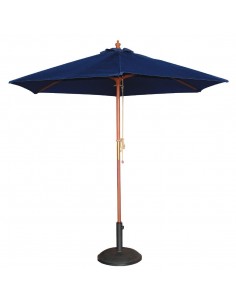 Bolero Tall Round Parasol 2.5m Diameter Navy Blue