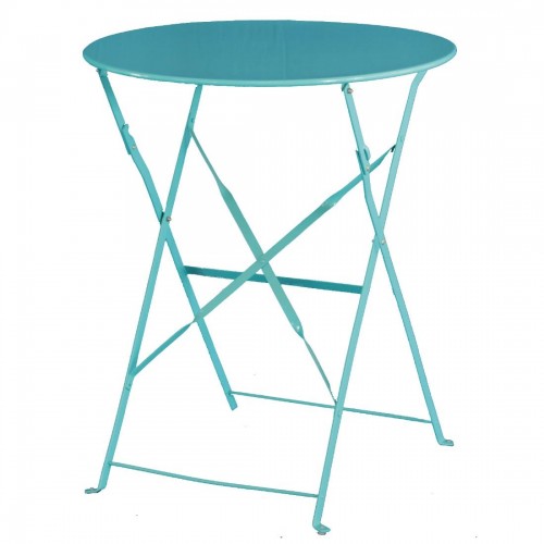 Bolero Seaside Blue Pavement Style Steel Table