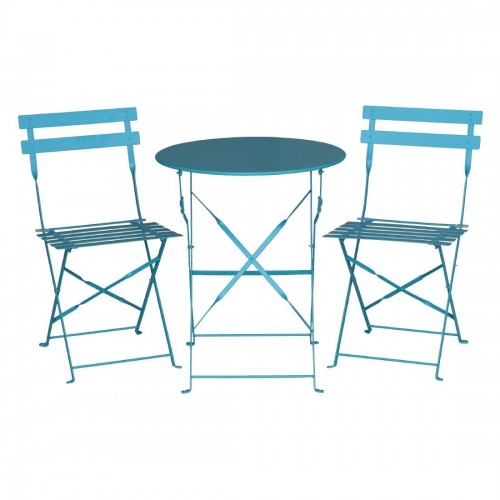 Bolero Seaside Blue Pavement Style Steel Table