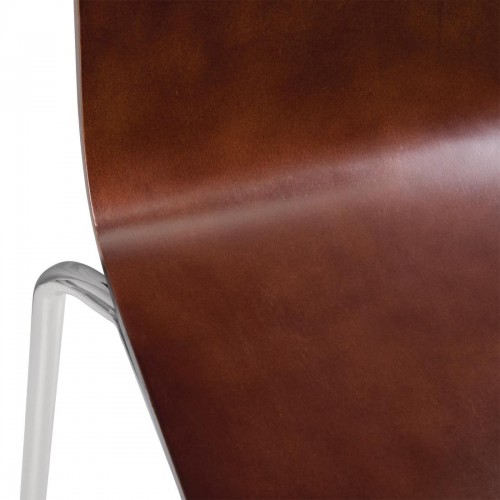 Bolero Square Back Sidechair Dark Chocolate Finish (Pack of 4)