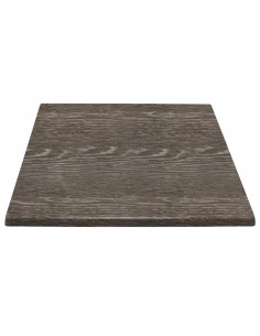 Bolero Pre-drilled Square Table Top Wenge Grain 700mm