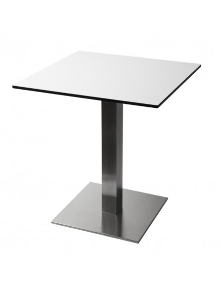 Bolero Stainless Steel Square Table Base