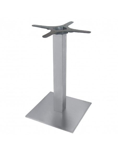 Bolero Stainless Steel Square Table Base