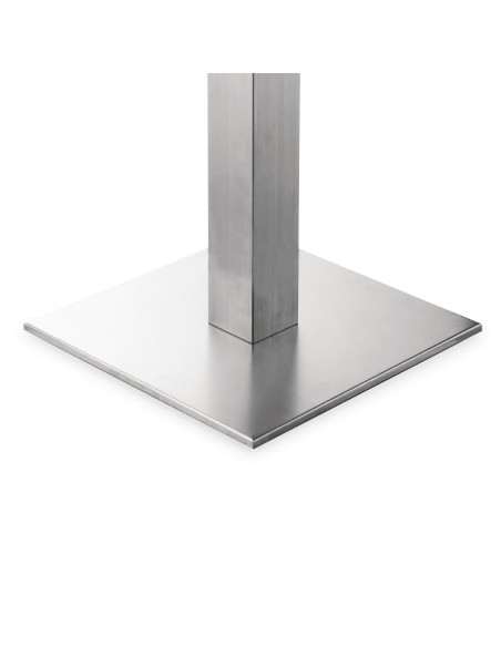 Bolero Stainless Steel Square Table Base