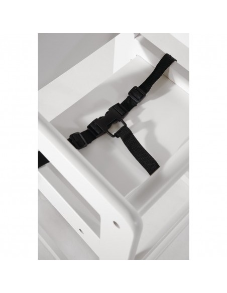 Bolero Wooden High Chair Antique White Finish