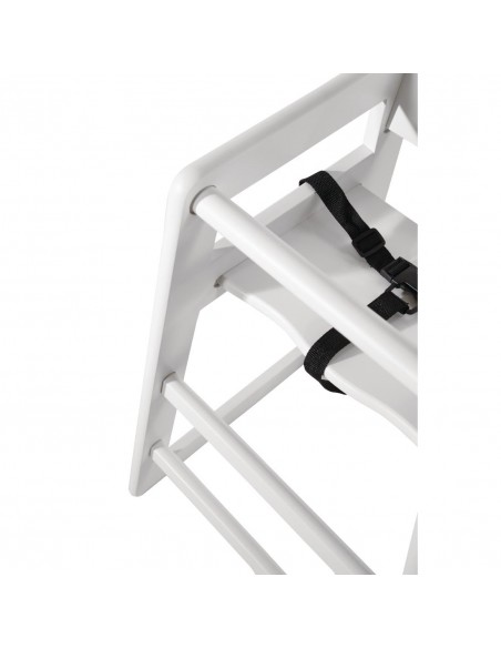Bolero Wooden High Chair Antique White Finish