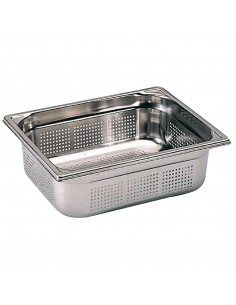 Bourgeat Stainless Steel Perforated 1/1 Gastronorm Pan 100mm