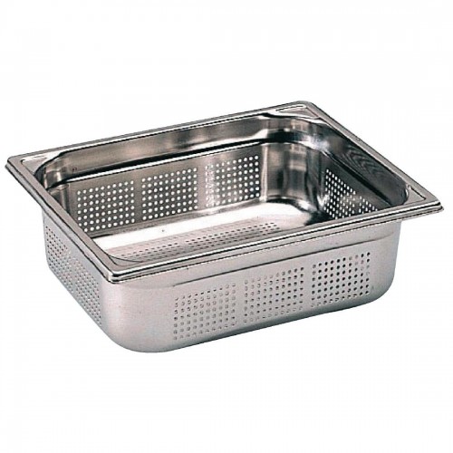 Bourgeat Stainless Steel Perforated 1/1 Gastronorm Pan 100mm