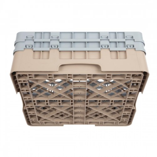 Cambro Camrack Beige 16 Compartments Max Glass Height 133mm