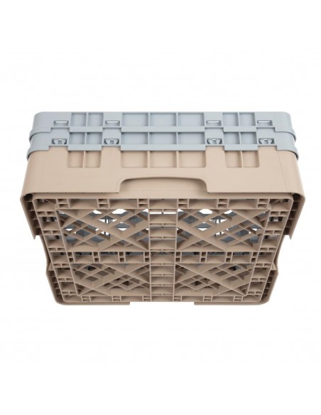 Cambro Camrack Beige 16 Compartments Max Glass Height 133mm