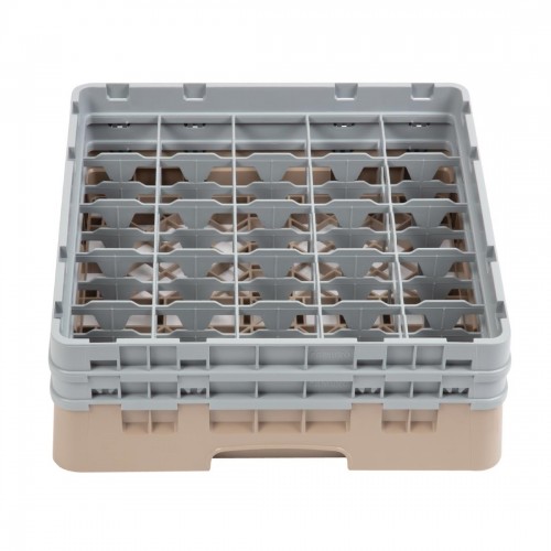 Cambro Camrack Beige 25 Compartments Max Glass Height 133mm