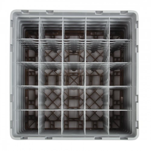 Cambro Camrack Beige 25 Compartments Max Glass Height 257mm