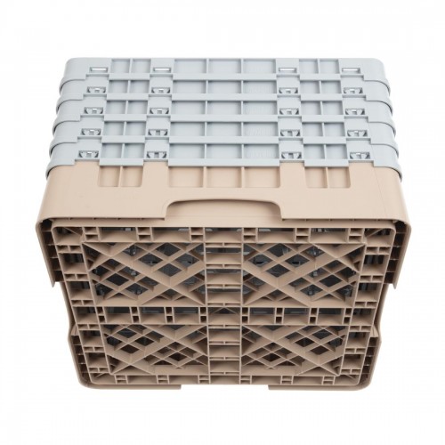 Cambro Camrack Beige 25 Compartments Max Glass Height 257mm