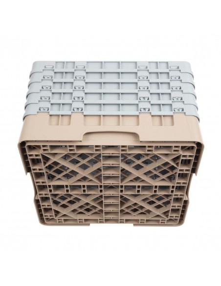 Cambro Camrack Beige 25 Compartments Max Glass Height 257mm