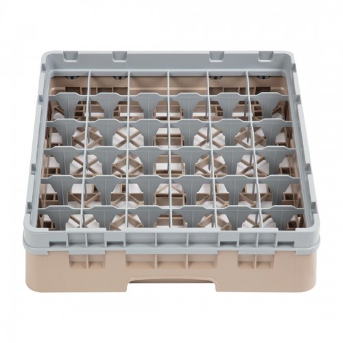 Cambro Camrack Beige 36 Compartments Max Glass Height 92mm