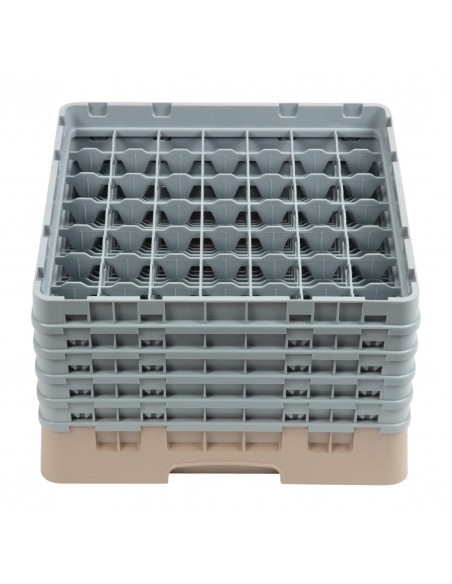Cambro Camrack Beige 49 Compartments Max Glass Height 257mm