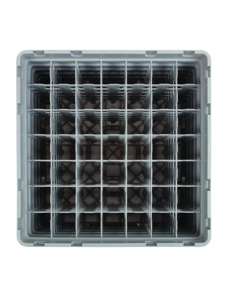 Cambro Camrack Beige 49 Compartments Max Glass Height 257mm