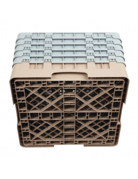 Cambro Camrack Beige 49 Compartments Max Glass Height 257mm