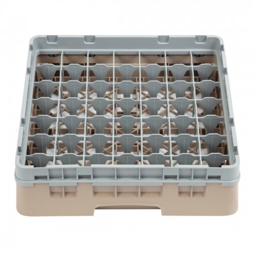 Cambro Camrack Beige 49 Compartments Max Glass Height 92mm