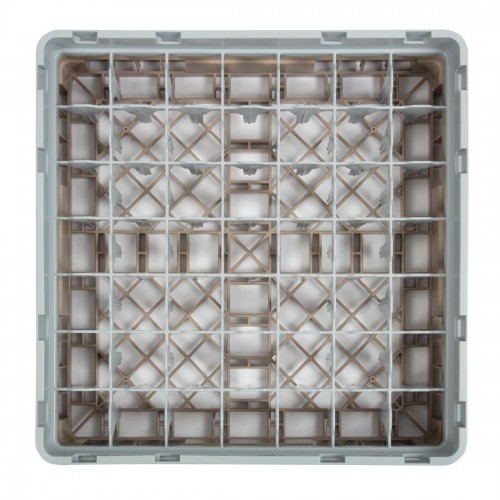 Cambro Camrack Beige 49 Compartments Max Glass Height 92mm