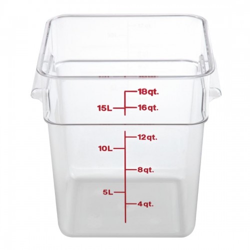 Cambro Square Polycarbonate Food Storage Container 17.2 Ltr