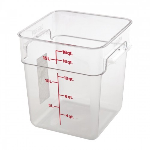 Cambro Square Polycarbonate Food Storage Container 17.2 Ltr