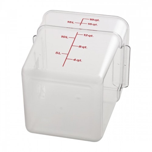 Cambro Square Polycarbonate Food Storage Container 17.2 Ltr