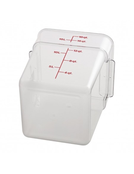 Cambro Square Polycarbonate Food Storage Container 17.2 Ltr
