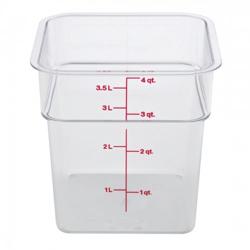 Cambro Square Polycarbonate Food Storage Container 3.8 Ltr