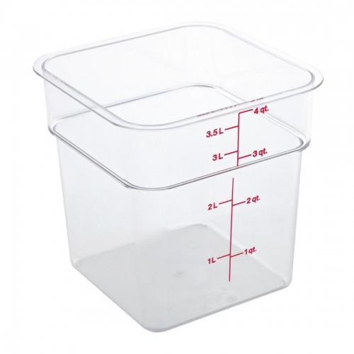 Cambro Square Polycarbonate Food Storage Container 3.8 Ltr