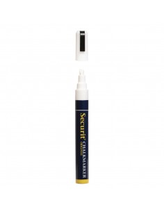 Securit Chalk Markers Twin Pack White 2