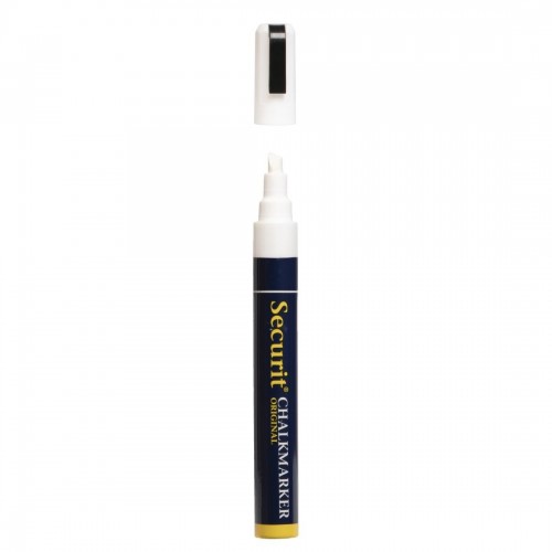Securit Chalk Markers Twin Pack White