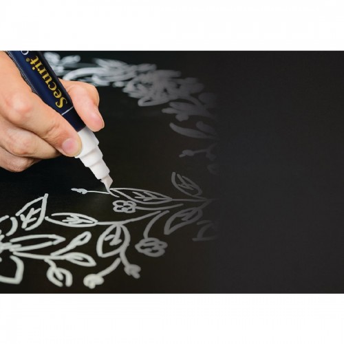 Securit Chalk Markers Twin Pack White