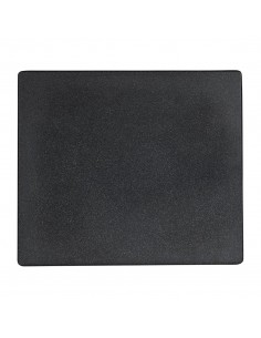 Churchill Alchemy Buffet Rectangular Melamine Tiles Black 258mm