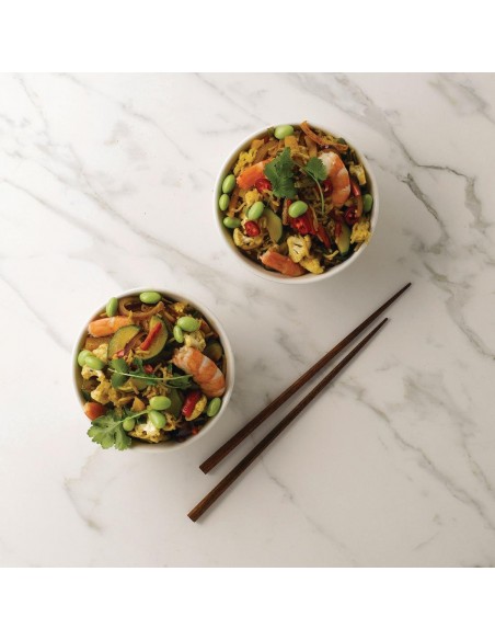 Churchill Bamboo Snack Bowls 130mm 14oz