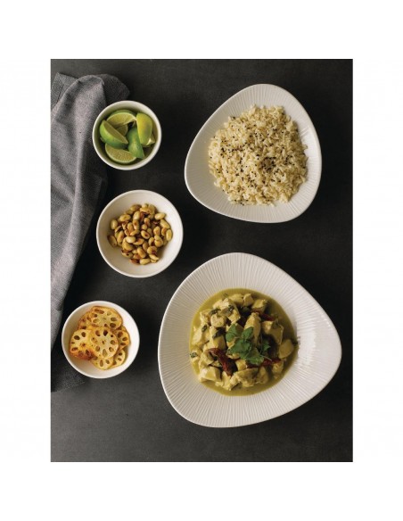 Churchill Bamboo Triangle Shallow Bowls 272mm