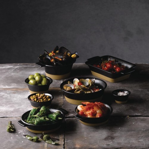 Churchill Art de Cuisine Churchill Black Igneous Stoneware Pie D