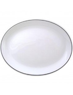 Churchill Black Line Oval Platters 305mm