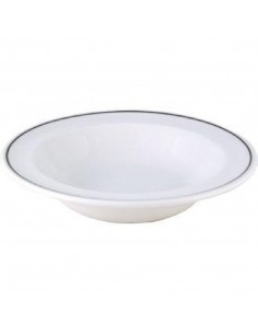 Churchill Black Line Rimmed Fruit Bowls 160mm