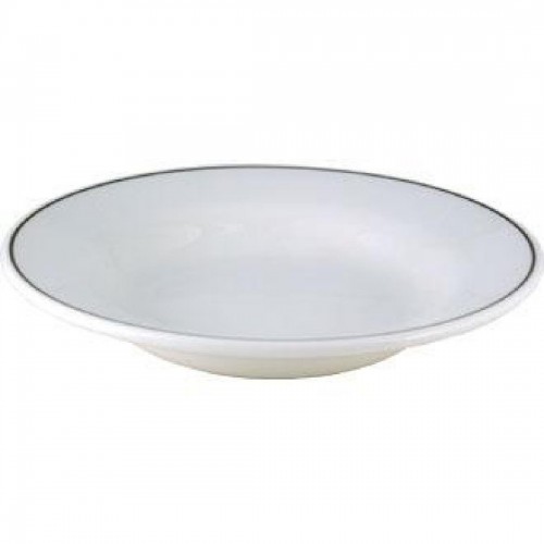 Churchill Black Line Rimmed Soup Bowls 230mm