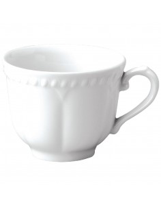 Churchill Buckingham White Elegant Tea Cups 220ml